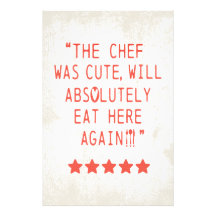 CHEF ÉTAIT CUTE AMUSANTE CUISINE 5 ÉTOILES COMMENT