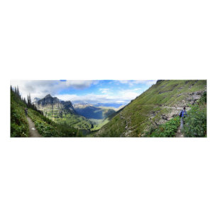 Impression Photo Chemin de fer - Parc national des Glaciers