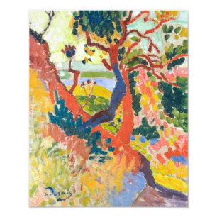 Impression Photo Chemin encaissé, L'Estaque   Andre Derain  