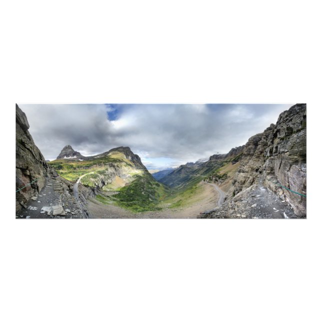 Impression Photo Chemin Highline et Aller au chemin Sun - Glacier (Devant)