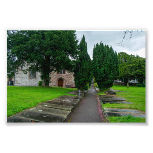 Impression Photo Chemin vers l'histoire : Église paroissiale de St