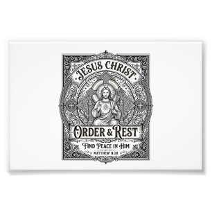 Impression Photo Chemise graphique chrétienne Jésus Débarrasse Mais