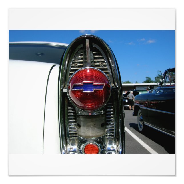Impression Photo Chevrolet Bel Air Tail Light 1955 (Devant)