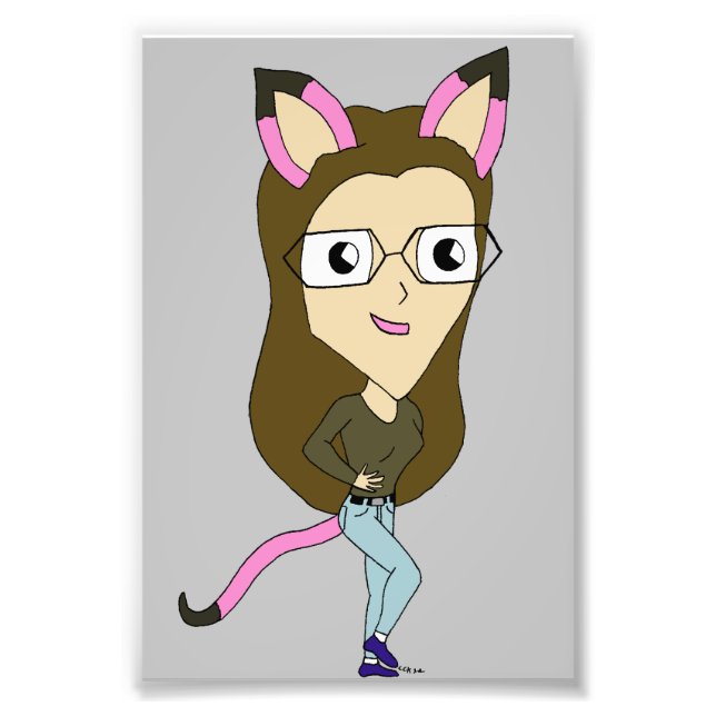 Impression Photo chibi catgirl (Devant)