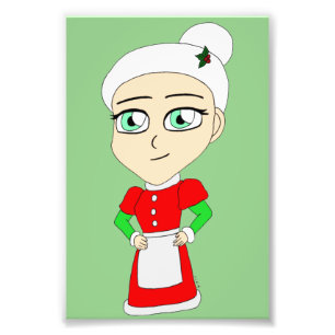 Impression Photo chibi mme claus