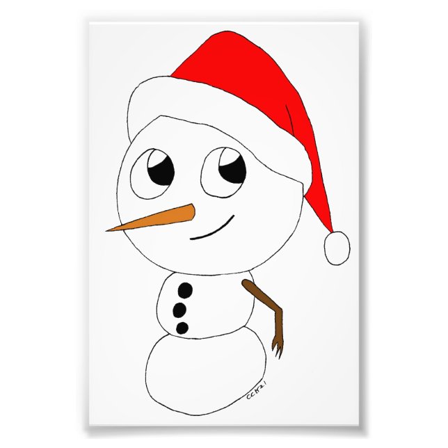 Impression Photo chibi snowman (Devant)