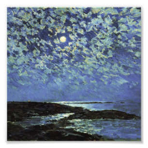 Impression Photo Childe Hassam - Lumière De La Lune, Île Des Chauss