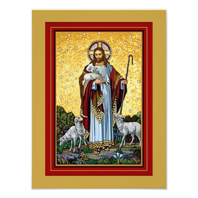 IMPRESSION PHOTO CHRIST, LA BONNE MOSAÏQUE SHEPHERD (Devant)