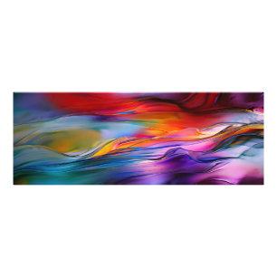 Impression Photo "Chromatic Currents" Abstrait Contemporain