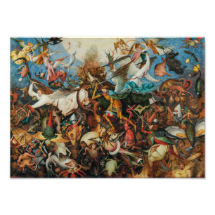 Impression Photo Chute des anges rebelles Pieter Bruegel, Aîné