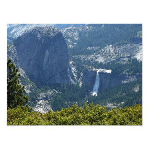 Impression Photo Chutes du Nevada de la piste Panorama Yosemite