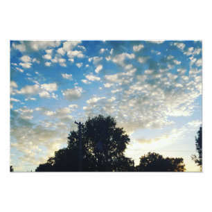 Impression Photo Ciel de l'Indiana