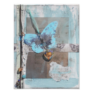 Impression Photo Citation d'art papillon