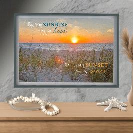 Impression Photo Citation Inspirationnelle Peinture Sunrise
