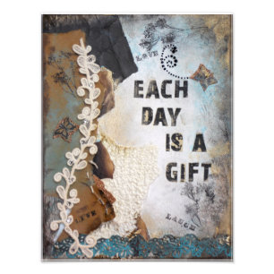 Impression Photo Citation Mot Inspirationnelle Chaque Jour Est Un C