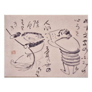 Impression Photo Classics Zen - Gibon Sengai - Kanzan et Jittoku