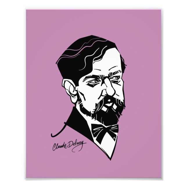 Impression Photo Claude Debussy (Devant)