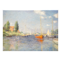 Claude Monet. Bateaux rouges, Argenteuil