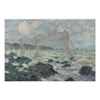 Claude Monet - Filets de pêche à Pourville