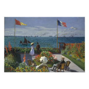Impression Photo Claude Monet - Jardin de Sainte-Adresse