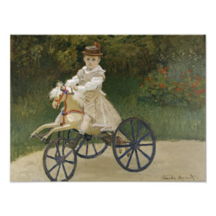 Impression Photo Claude Monet - Jean Monet sur son Hobby Horse