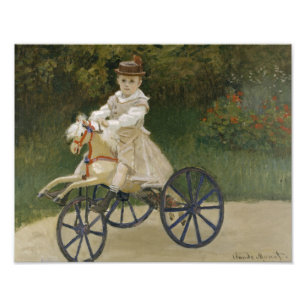 Impression Photo Claude Monet - Jean Monet sur son Hobby Horse
