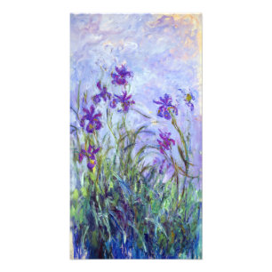 Impression Photo Claude Monet - Lilac Irises / Iris Mauves
