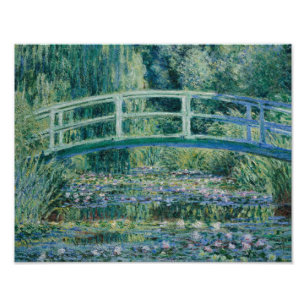 Impression Photo Claude Monet - Pont japonais et nappes phréatique