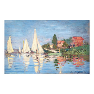 Impression Photo Claude Monet - Régates à Argenteuil