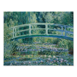 Impression Photo Claude Monet - Water Lilies et pont japonais