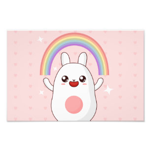 Impression Photo Clipart arc-en-ciel de Kawaii