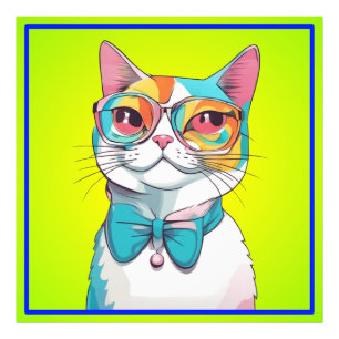 Impression Photo Clipart d'illustration de chat
