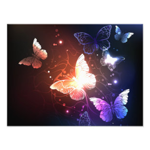 Impression Photo Clowing Night Butterflies