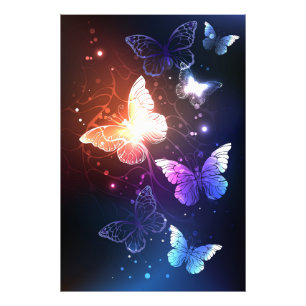 Impression Photo Clowing Night Butterflies