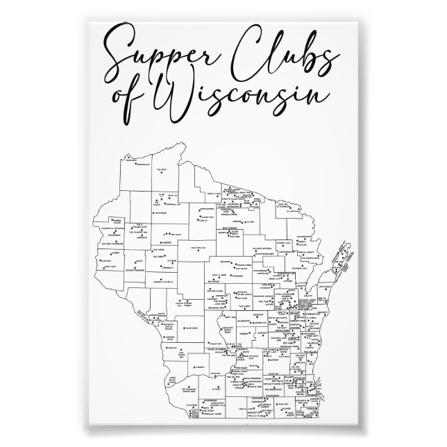 Impression Photo Clubs de soupe du Wisconsin (Devant)