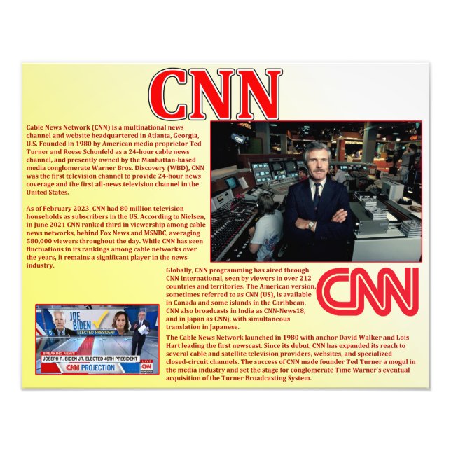 IMPRESSION PHOTO CNN (Devant)