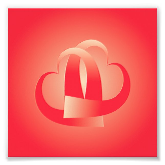 Impression Photo coeur de corail embrassant (Devant)