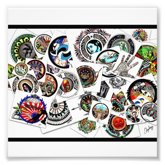 Impression Photo Collage des dessins (Devant)