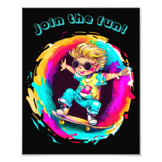IMPRESSION PHOTO COLORFUL SKATER FUN!