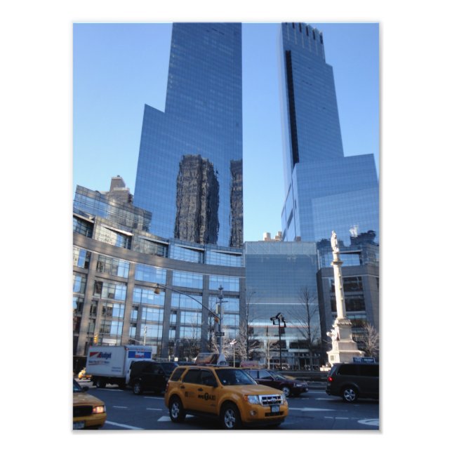 Impression Photo Columbus Circle Architecture New York City NYC (Devant)