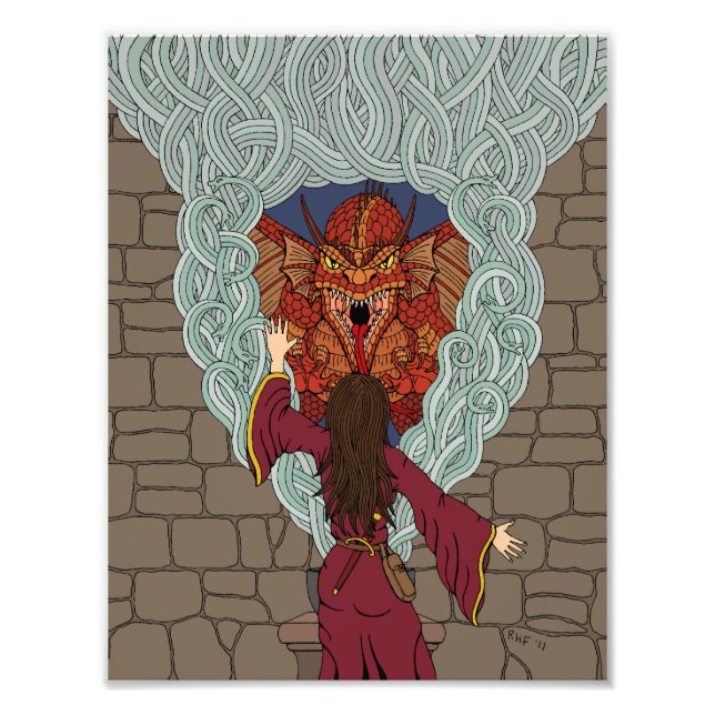 Impression Photo Comjurer le dragon (Devant)