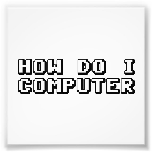 Impression Photo Comment puis-je utiliser l'ordinateur (Devant)