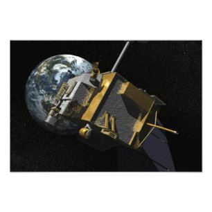 Impression Photo Concept d'artiste de la reconnaissance lunaire