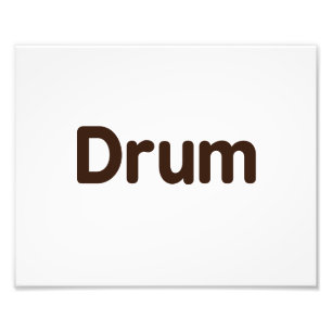 Impression Photo conception de musique de brun des textes de