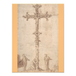 Impression Photo Conception pour un Crucifix avec la Vierge Marie