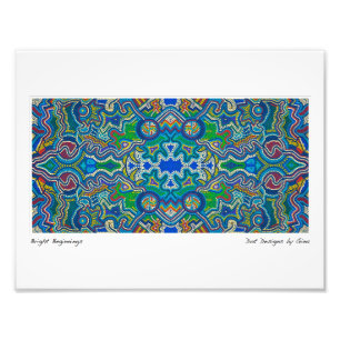 Impression Photo Conceptions inspirées indigènes de point de Gina