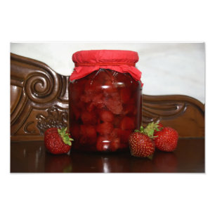 Impression Photo confiture de fraise