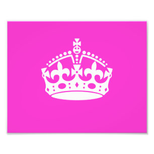 Impression Photo CONSERVEZ L'Icône royale CALM CROWN sur la Person