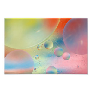 Impression Photo Copie de beaux-arts de bulles de résumé