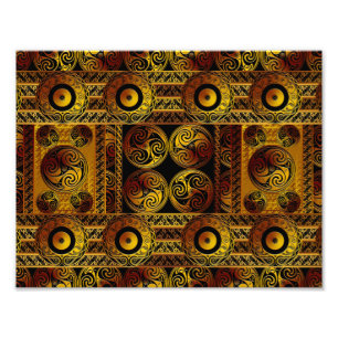 Impression Photo Copie de style celtique d'art